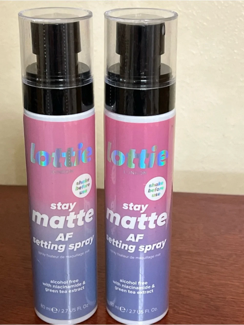 Lottie stay matte AF setting spray lot of 2